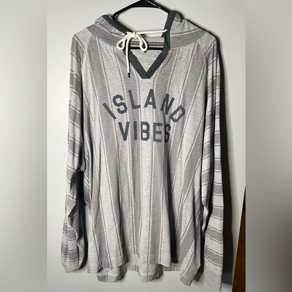 Camp David hooded long sleeve shirt size large